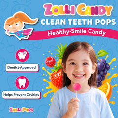 Children enjoy Zollipops in classroom or lunchbox setting.