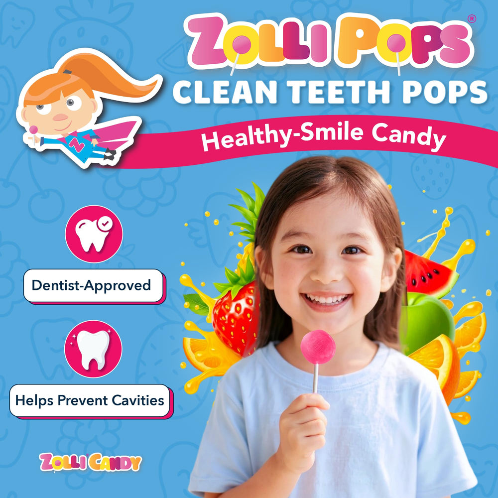 Zollipops tropical flavors appeal to kids and adults as a fruity sugar-free treat.