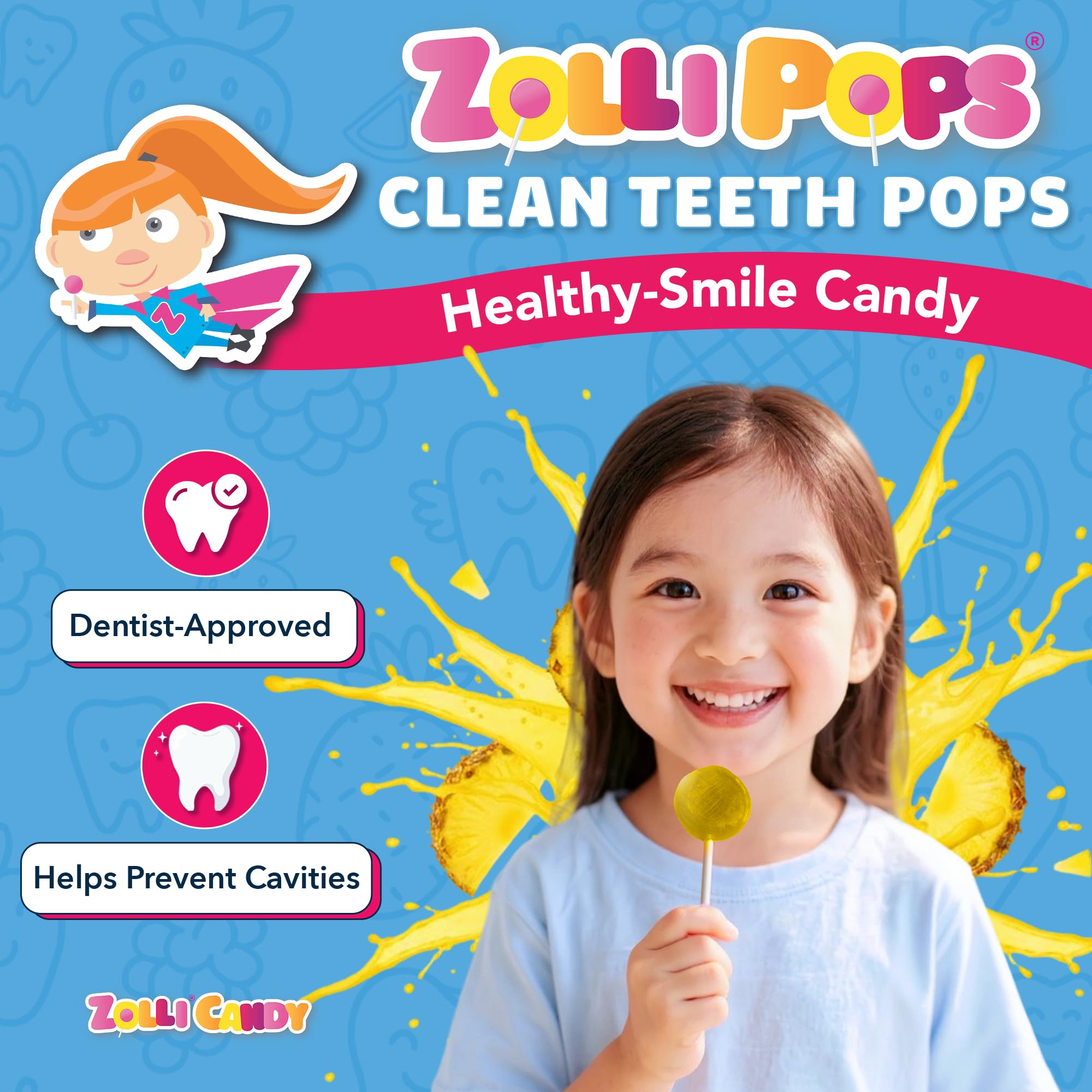 Zollipops for kids and adults suitable for snack time