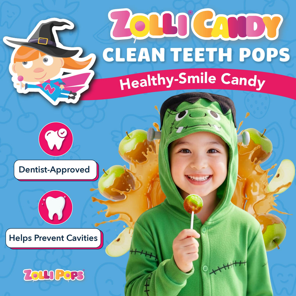 Zollipops natural fruit flavors provide a tasty, sugar-free snacking option.