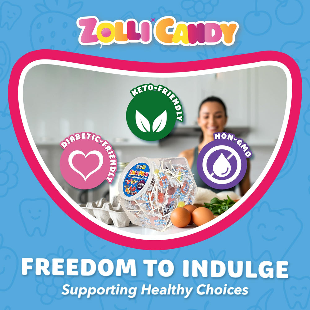 Zollipops portable bag ideal for classrooms and travel.