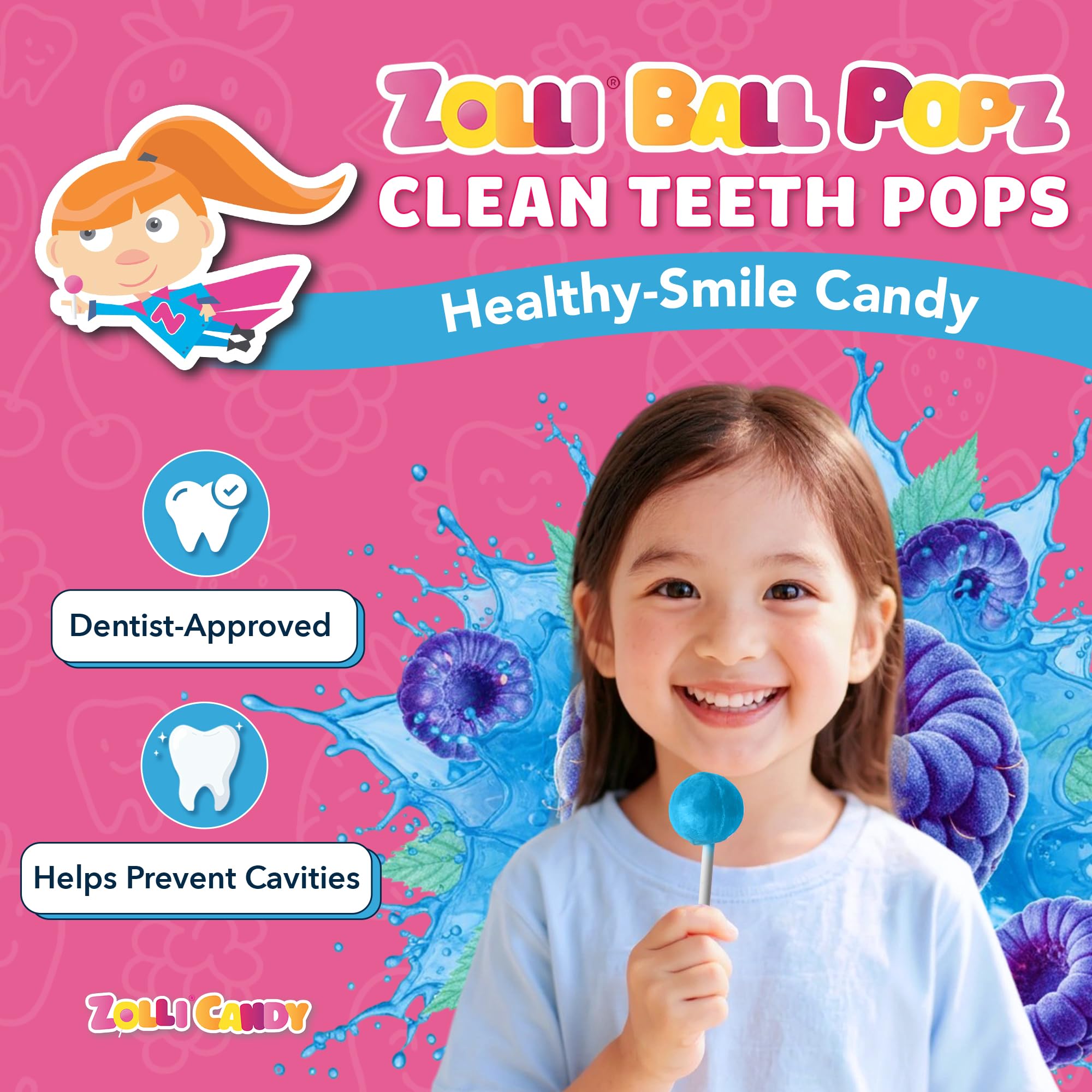 Kids enjoy Zollipops after meals as a post-meal snack.