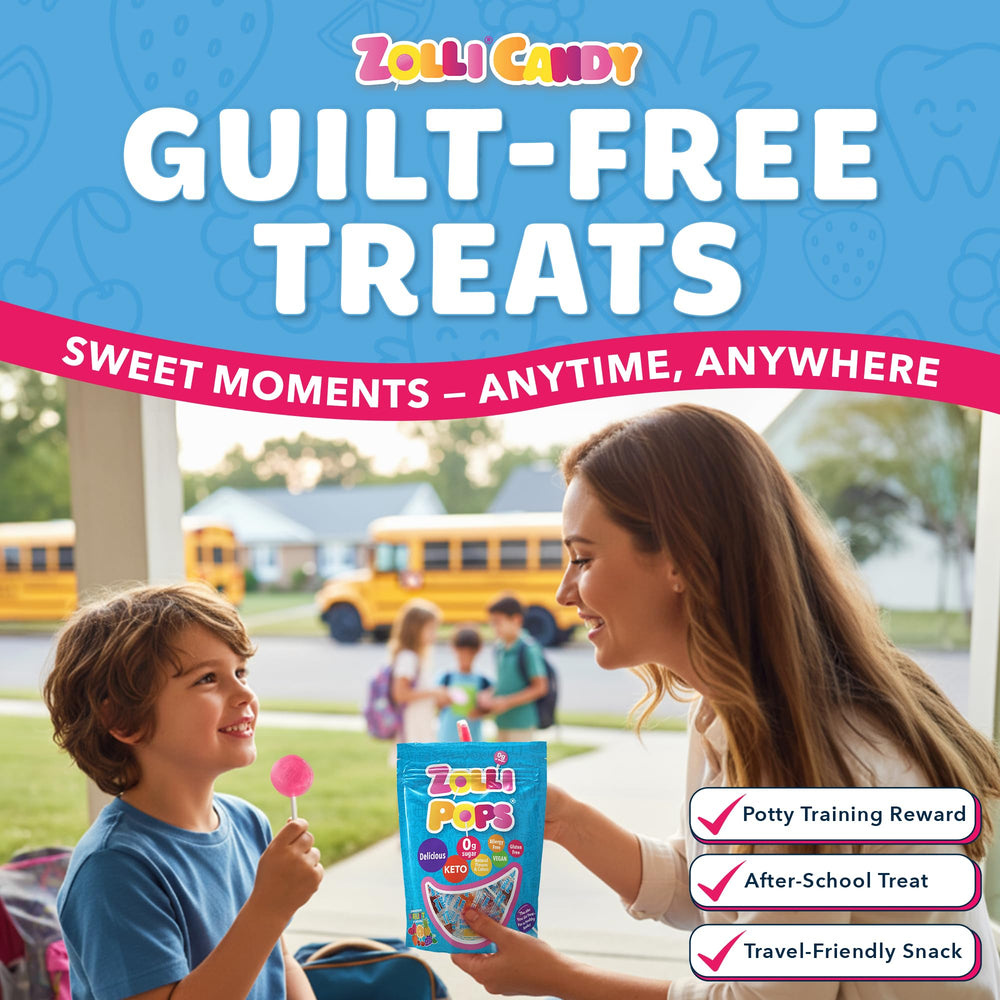 Zollipops potty-training image, toddler-friendly clean teeth treat for rewards.