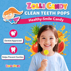 Zollipops tropical-flavor individually wrapped for lunchboxes and travel.