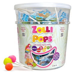 Zollipops tropical flavors packaging shows a sugar-free option for keto-friendly snacking.