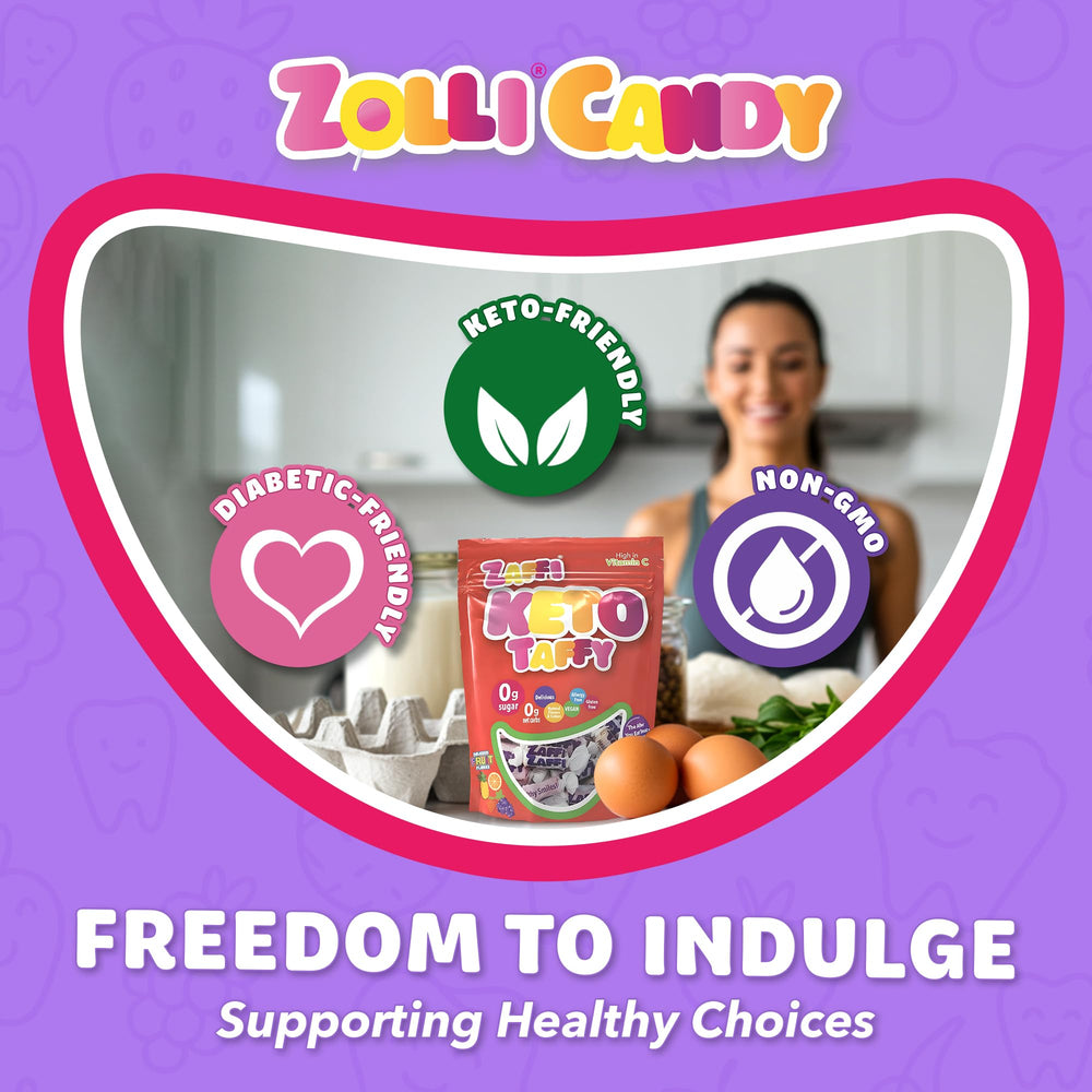 Zollipops Zaffi Taffy gluten-free dairy-free and allergy-safe for families.
