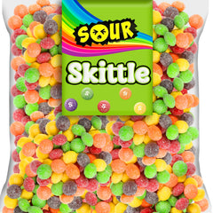 ZompoZ chewy sour candy bulk two resealable pouches for grab-and-go snacking.
