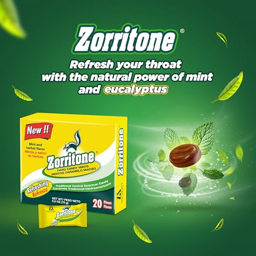 Zorritone natural flavors with peppermint and eucalyptus notes