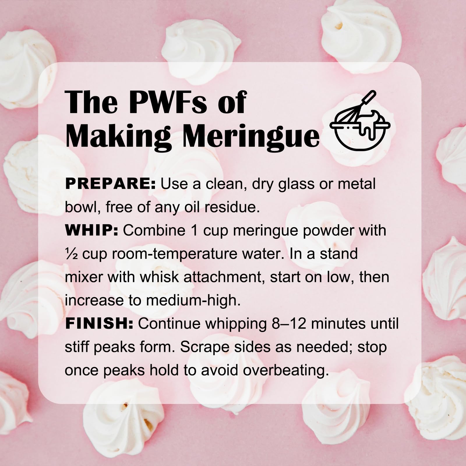 ZORVITA Gluten-free Non-GMO meringue powder supports allergy-friendly baking.