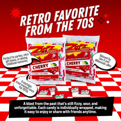 Center fizz reveal of Zotz candy highlighting playful bite