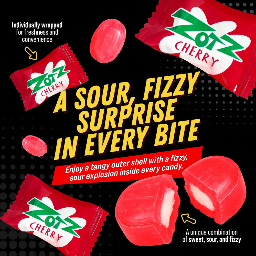 Individually wrapped Zotz pieces, ready for freshness and travel