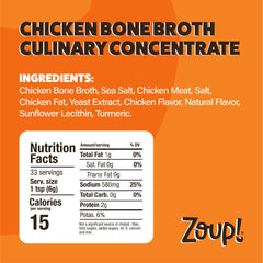 Zoup! concentrate two-pack display showing value and meal prep convenience