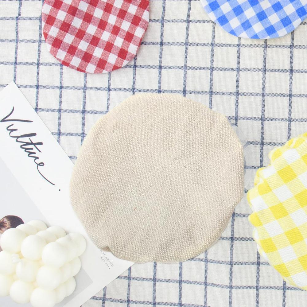ZUAWAE sourdough starter jar cover in stylish fabric options