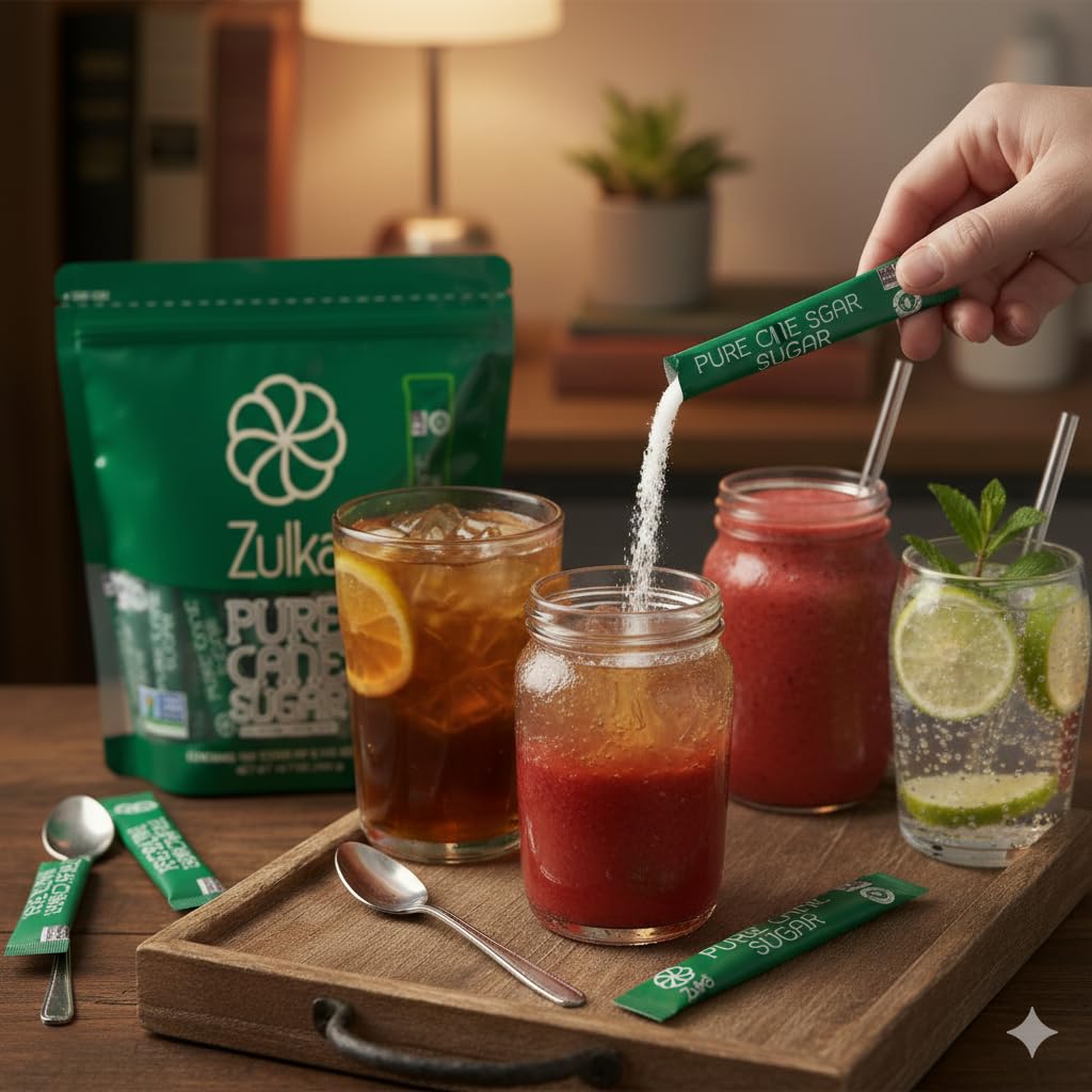 Zulka individually wrapped sticks ideal for cafes and Airbnb coffee stations.