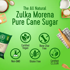 Zulka Morena sugar in coffee for smooth, natural sweetness
