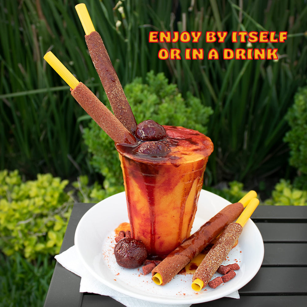 Zumba Pica Forritos Chamoy Sauce security cap protects freshness