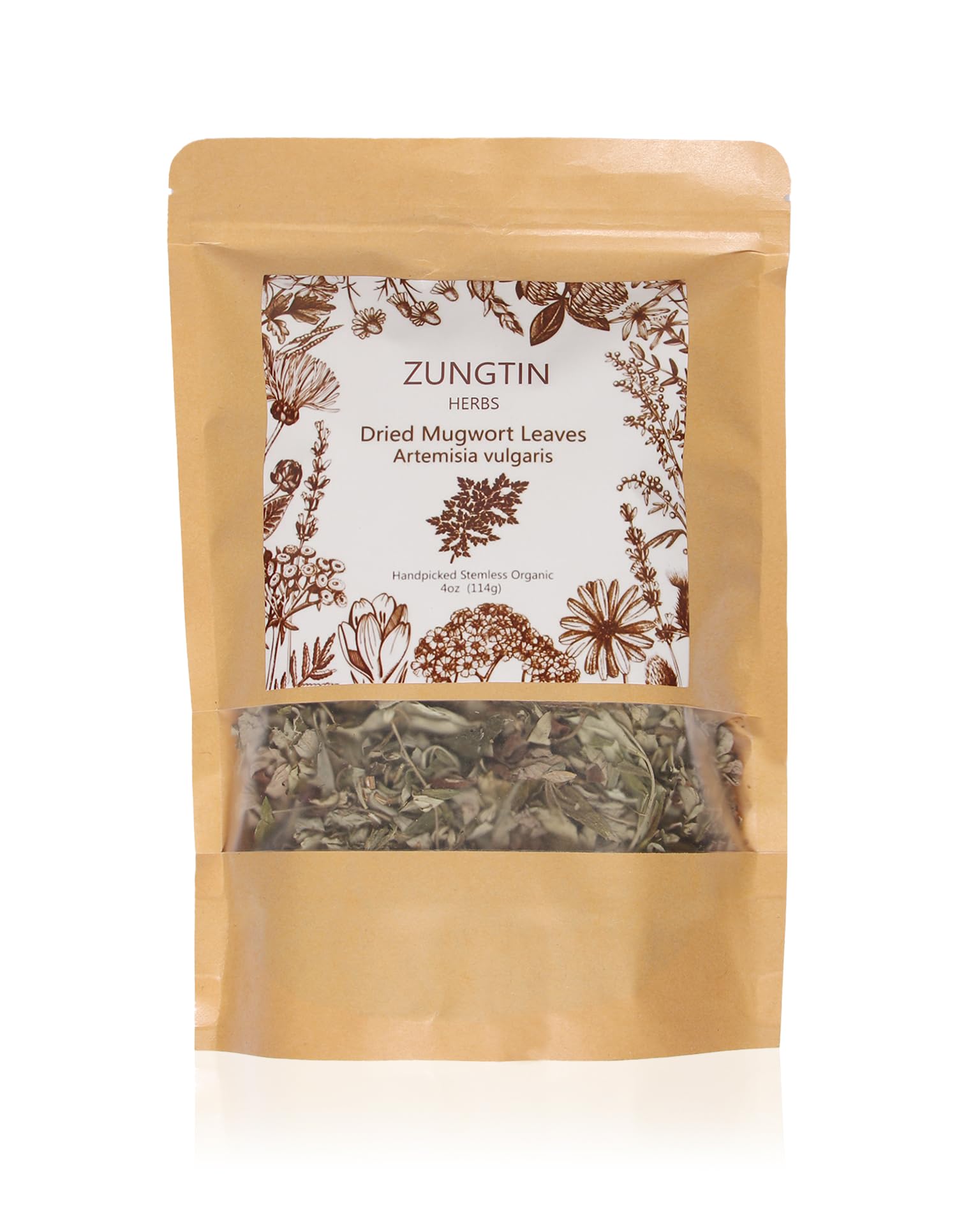 Zungtin mugwort leaves closeup for premium aroma and quality