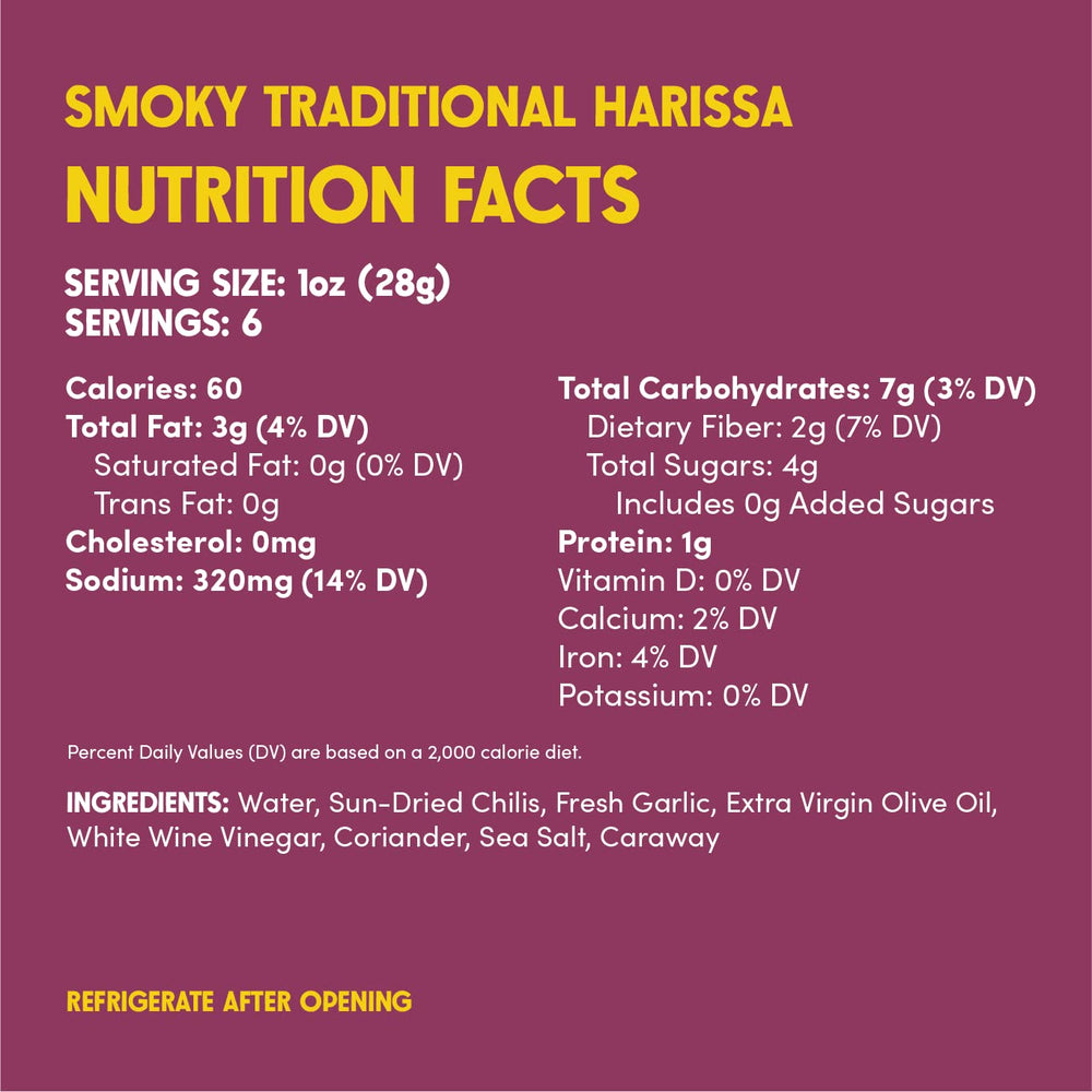 Zwïta Harissa ingredients close-up highlight sun-dried chilis and garlic for bold flavor.