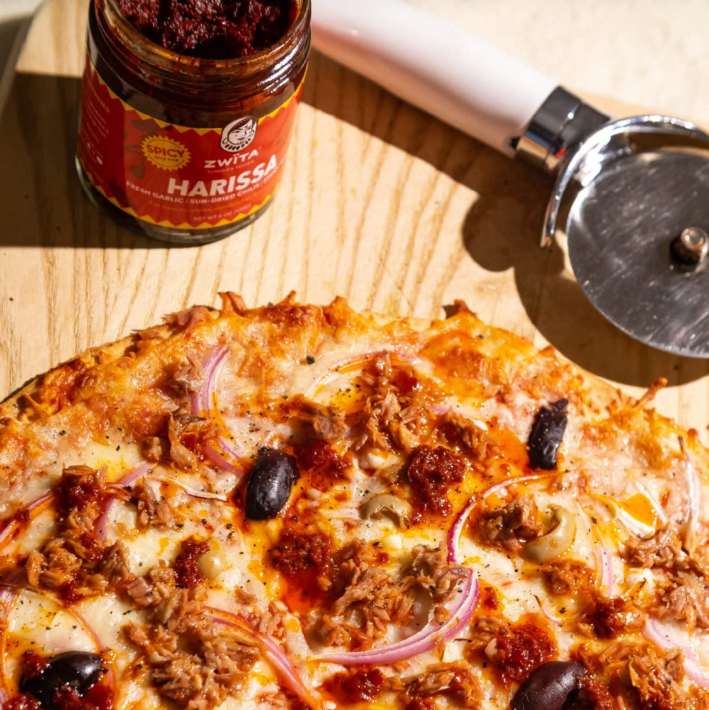Zwïta Harissa makes a versatile marinade for meats and vegetables.
