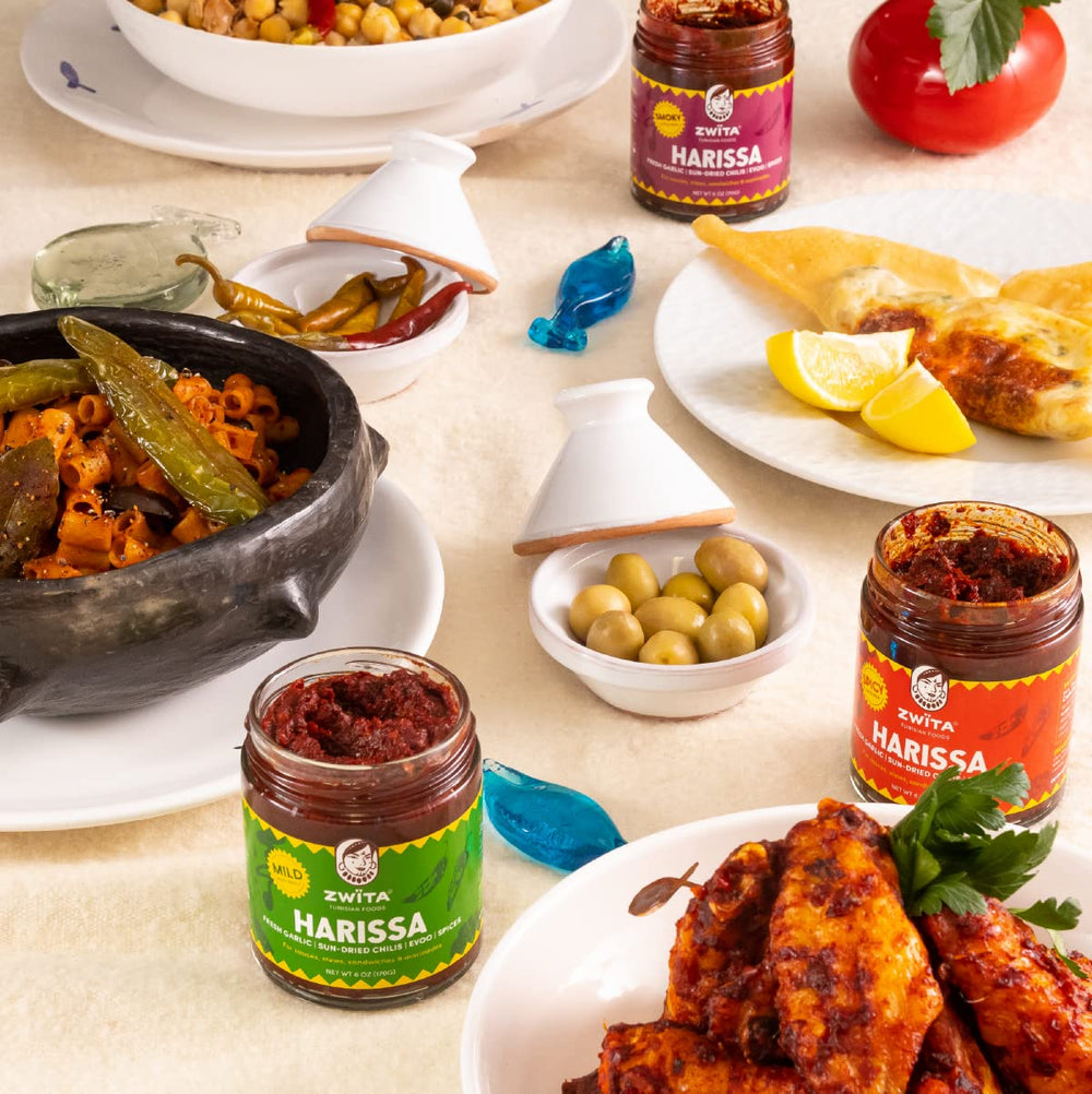 Zwïta Harissa coriander and caraway visible, inviting fragrant seasoning.