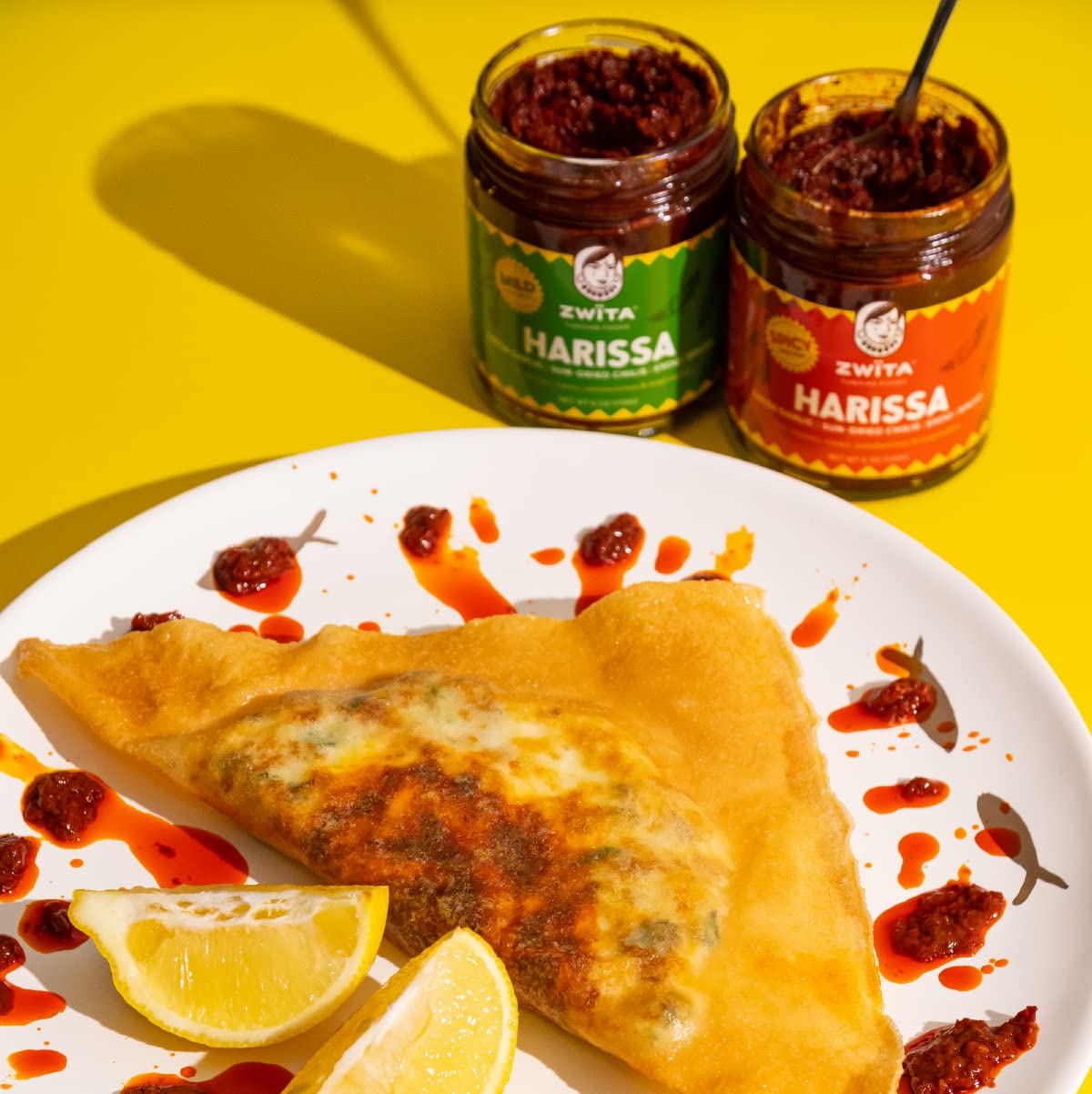 Zwïta Harissa sun-dried chilis convey traditional Tunisian flavors.