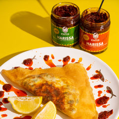 Zwita Spicy Harissa bowl suggesting flavor for soups and stews.