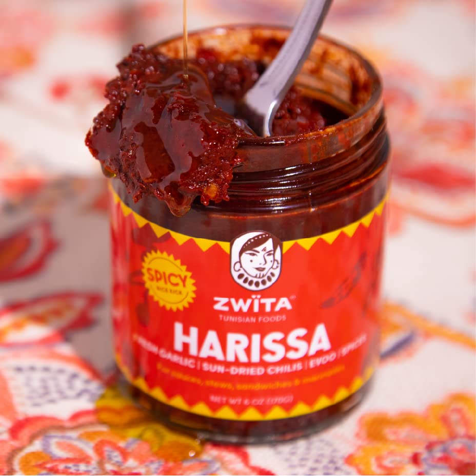 Zwita Spicy Harissa on a sandwich for a bold lunch upgrade.