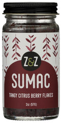 Z&Z Sumac spice bottle front, authentic Turkish flavor for marinades